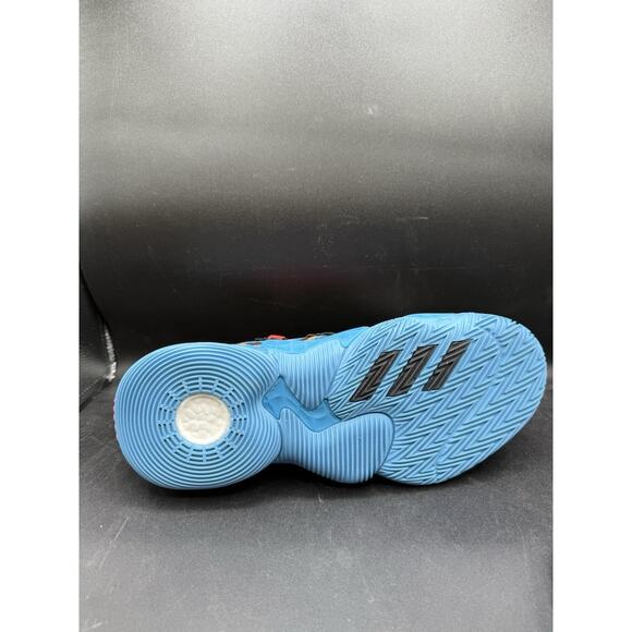 Adidas Trae Young 1 Pixel Basketball Sneakers Black Sky Blue Size 10 main image 9